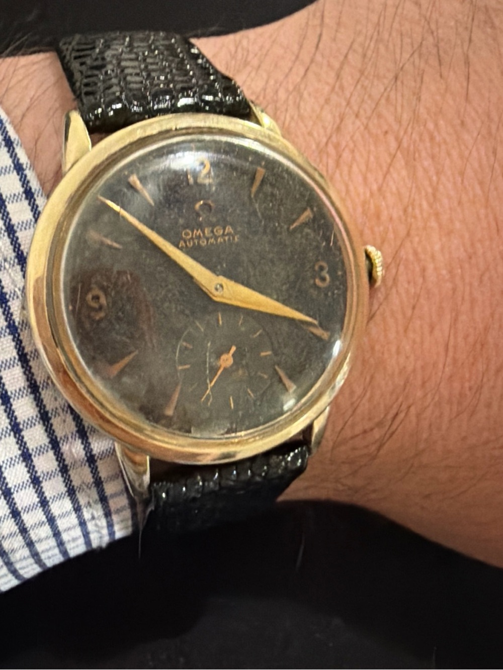 Vintage Omega Bumper Automatic Watch